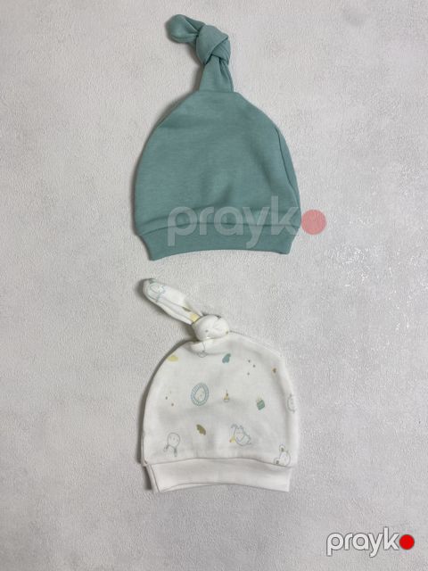Papaq No brand, Yaşıl, Pambıq, 0-6 ay — Bakı