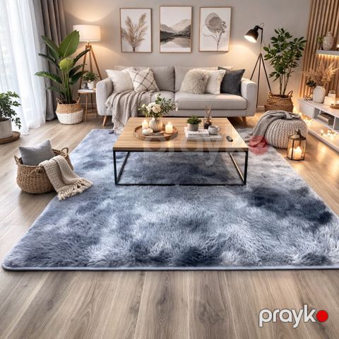 Xalça VM013-0203, boz, poliester, 200х240 sm — Bakı