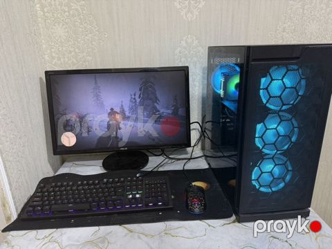 Oyun üçün yığılmış masaüstü PC seti Komponentlər: - Prosessor: Intel — Bakı