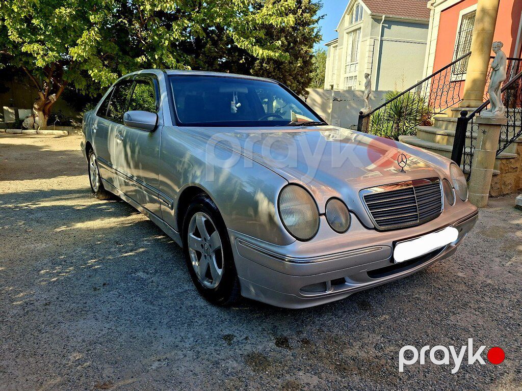 Mercedes E 220, 2.2 L, 2000 il, 265 000 km — Avtomobillər, Bakı (4)