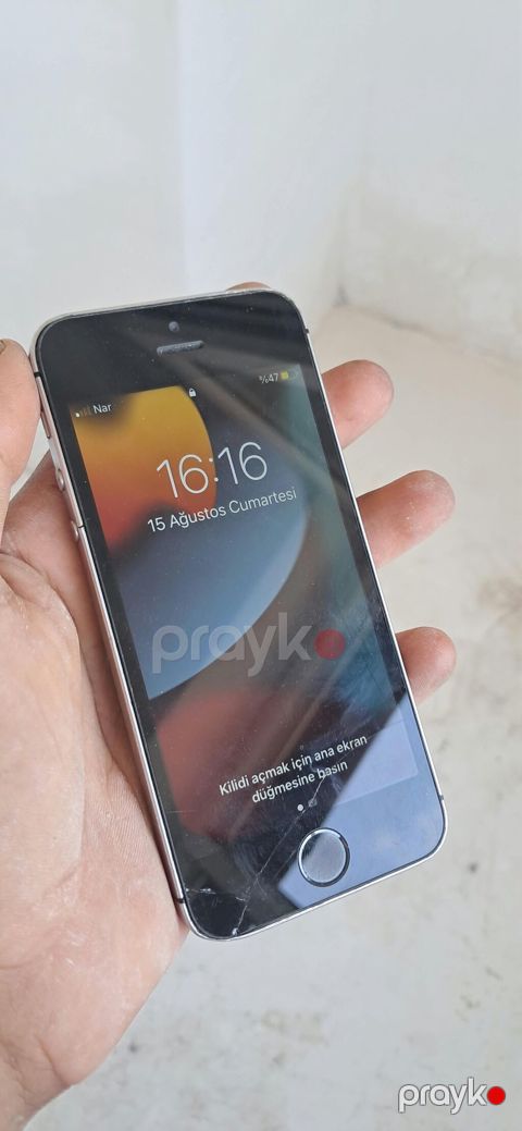 IPhone SE, 64 GB, Gümüşü, Barmaq izi — Bakı