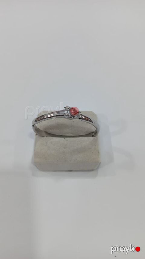Qolbaq zərif inci qaşlı, gümüşü - BNE-374 — Bakı