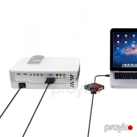 Conventor ORICO-DMP-HDV3S-BK-PRO Mini DisplayPort To HDMI (up to 4K@30 Hz) +DVI (up to 1080p@60 Hz) — Bakı