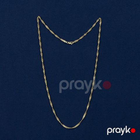 Gümüş zəncir Azgold 432, qızılı — Bakı