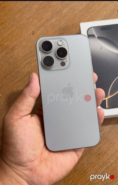 IPhone 15 Pro, 256 GB, Natural Titanium, Zəmanət, Simsiz şarj, Face ID — Digah