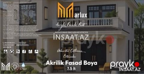 Akrilik Fasad Boya satisi — Bakı