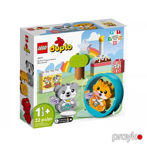 Konstruktor Lego Duplo My First Puppy & Kitten With Sounds 10977 — Bakı