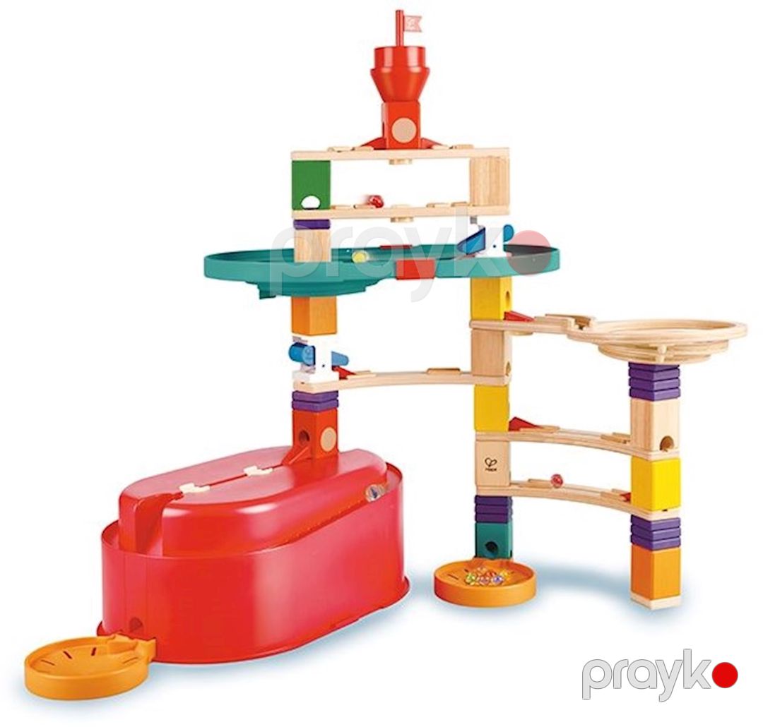 İnkişaf etdirən oyun Hape Quadrilla Stack Track Bucket Set, 4+ yaş — Mallar, Bakı (2)