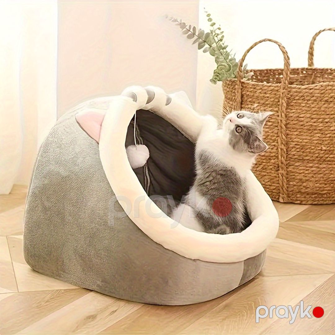 Evcik pişik üçün iva202, yumşaq peluş yastıq ilə — Mallar, Bakı (2)