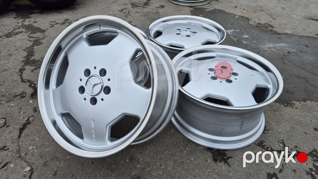 R18 Mercedes W210 orjinal disklər idealdır çat svarka yoxdur barter — Diskləri, Bakı (2)