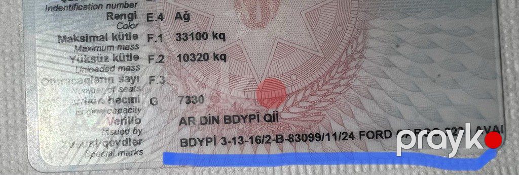 Ford Cargo, 7.3 L, 2008 il, 300 000 km — Yük maşınları, Bakı (6)