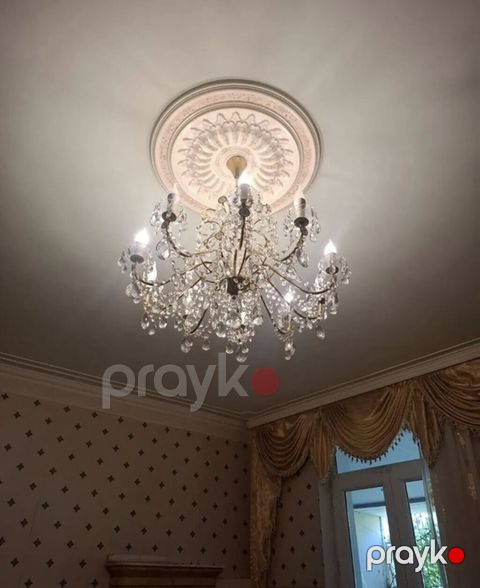 Çılçıraq, 10 və daha çox lampa, Xrustal — Bakı