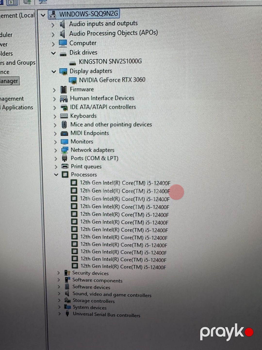 Gaming PC i5-12400F / RTX 3060 12GB / 16GB RAM / 1TB NVMe / 27” 165Hz — Masaüstü kompüterlər, Bakı (6)