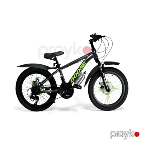 Velosiped Goose BB-883, 20", qara/yaşıl — Bakı