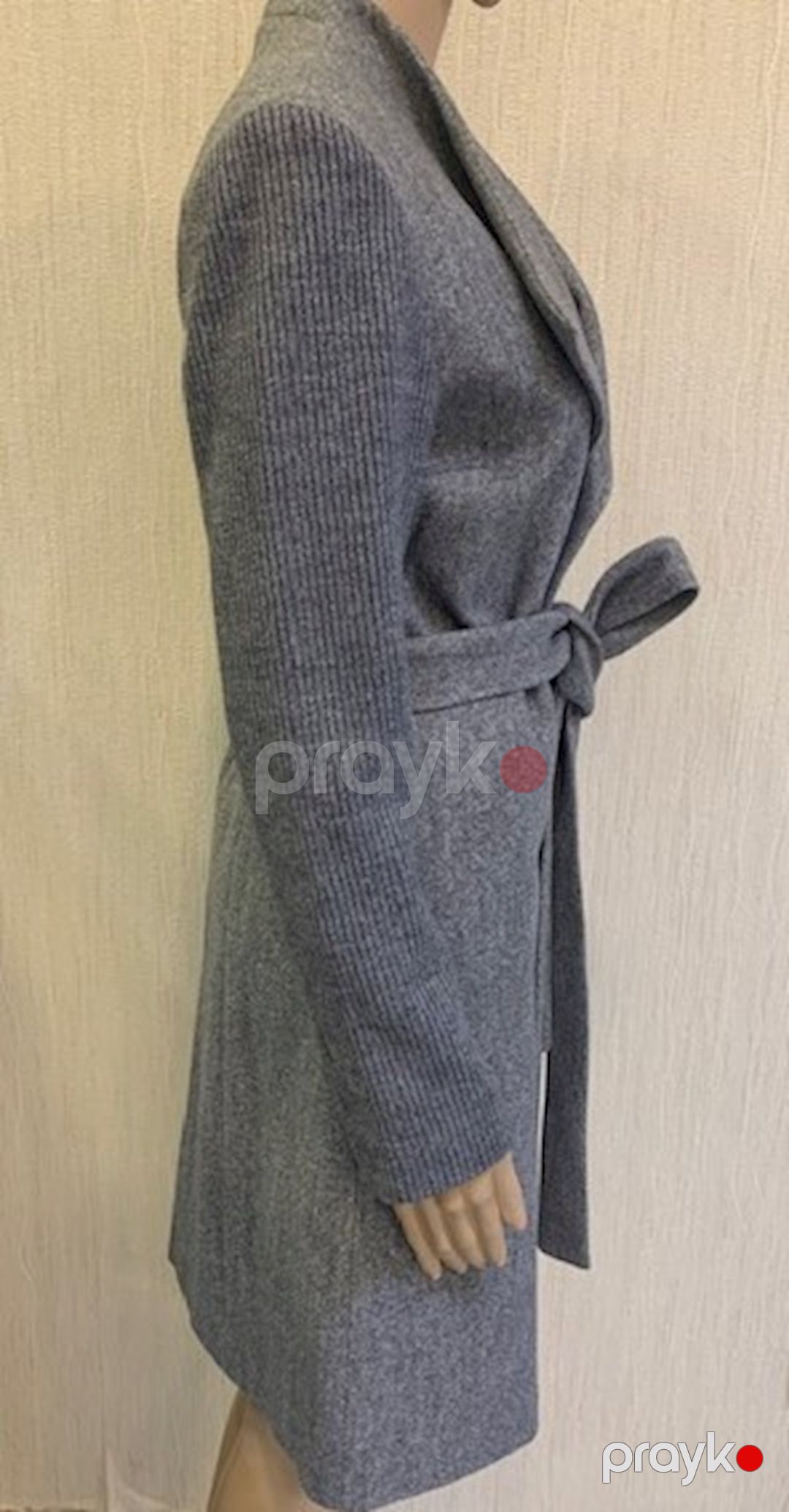 Qadınlar üçün fəsillərarası palto Dessen 248093, boz, polyester/viskoz/akril, ölçü 42 — Mallar, Bakı (3)