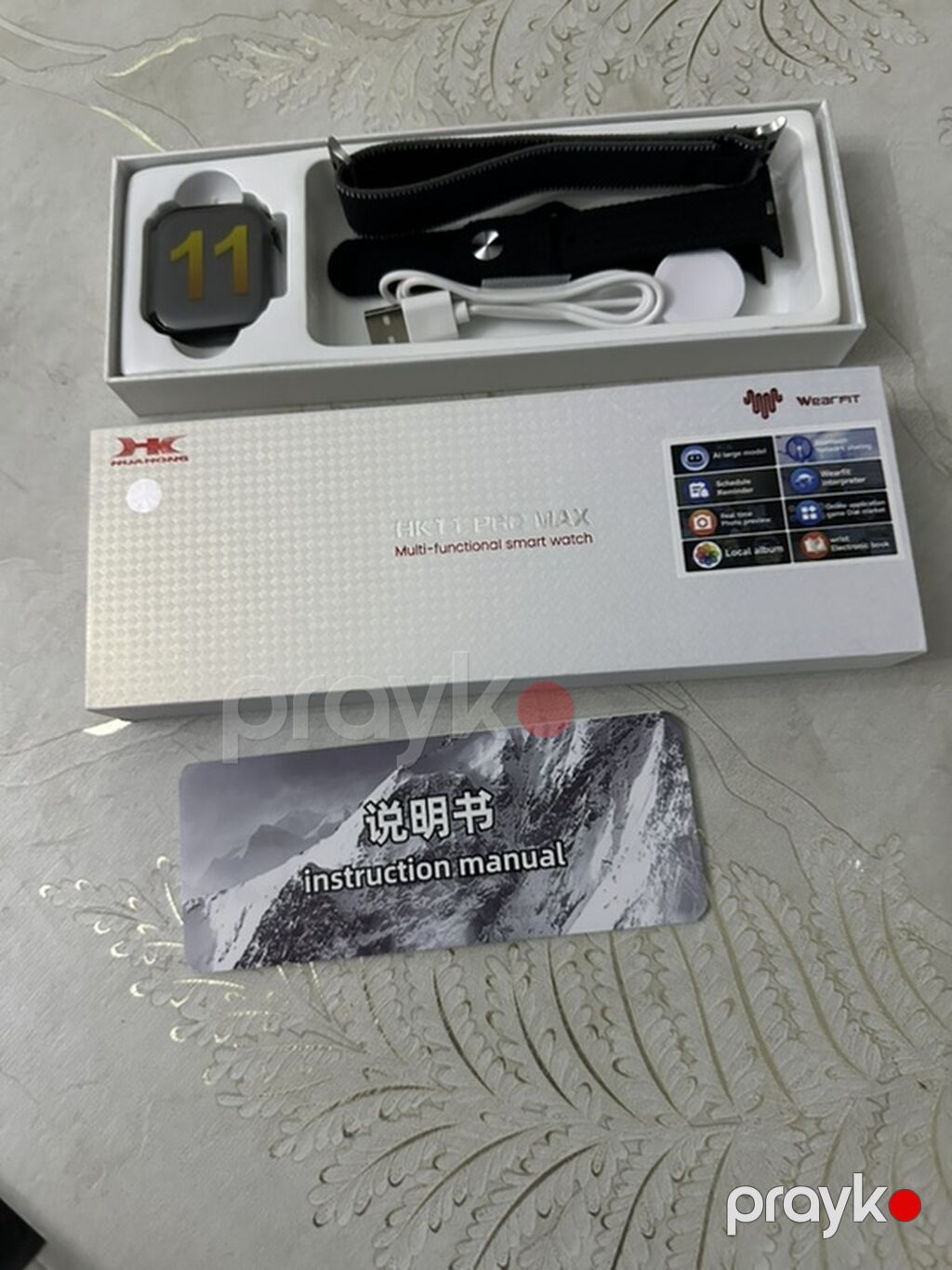 HKT1 Pro Max çoxfunksiyalı smart saat Xüsusiyyətlər: - WearFit Pro — Ağıllı saatlar, Bakı (3)