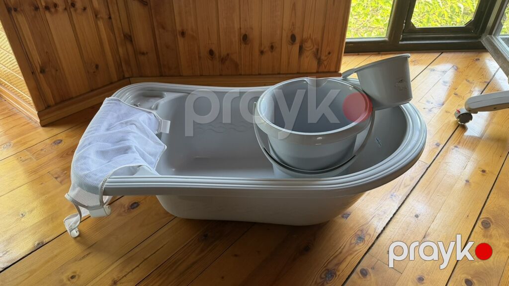 Uşaq çimmə dəsti – vanna + vedrə + qab - Anatomik forma: körpənin — Vannalar və jakuzi, Digah (3)