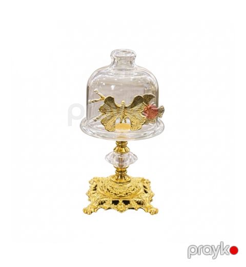 Limon qabı Gloria 7811, 16 sm, şüşə, şəffaf — Bakı