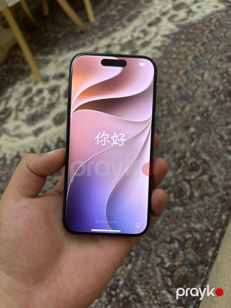 Apple iPhone 15 Pro Black Titanium 128GB/8GB — Smartfonlar, Gəncə (2)
