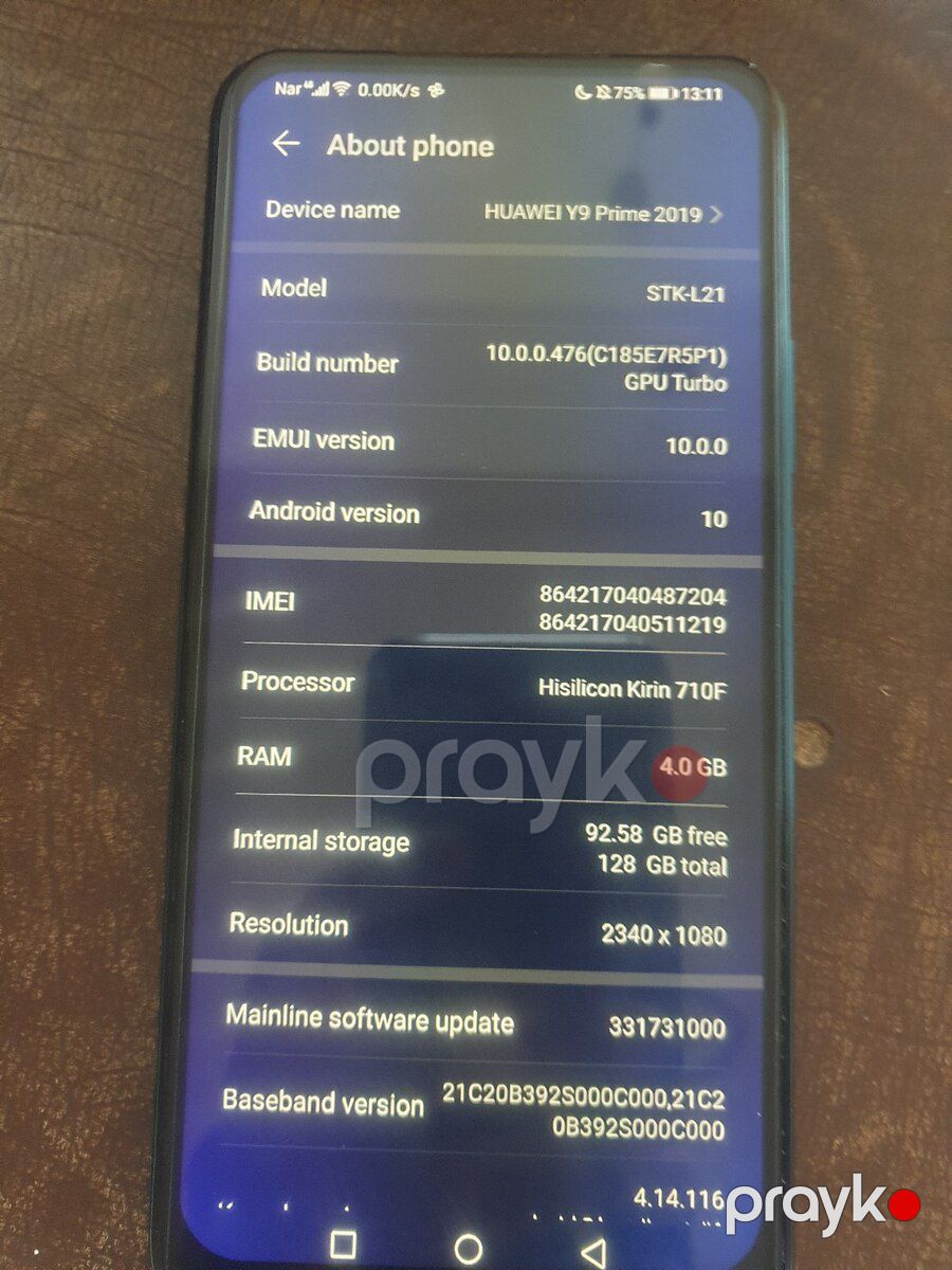 Huawei Y9 Prime (2019) Emerald Green 128GB/4GB — Smartfonlar, Bakı (3)