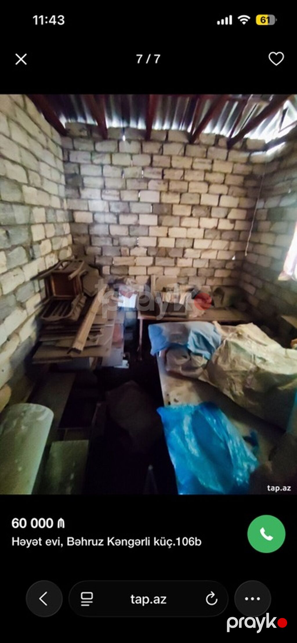 Həyət evi – Bəhruz Kəngərli küç. 106b - Ünvan: Bəhruz Kəngərli — Ev, villa, Digah (7)