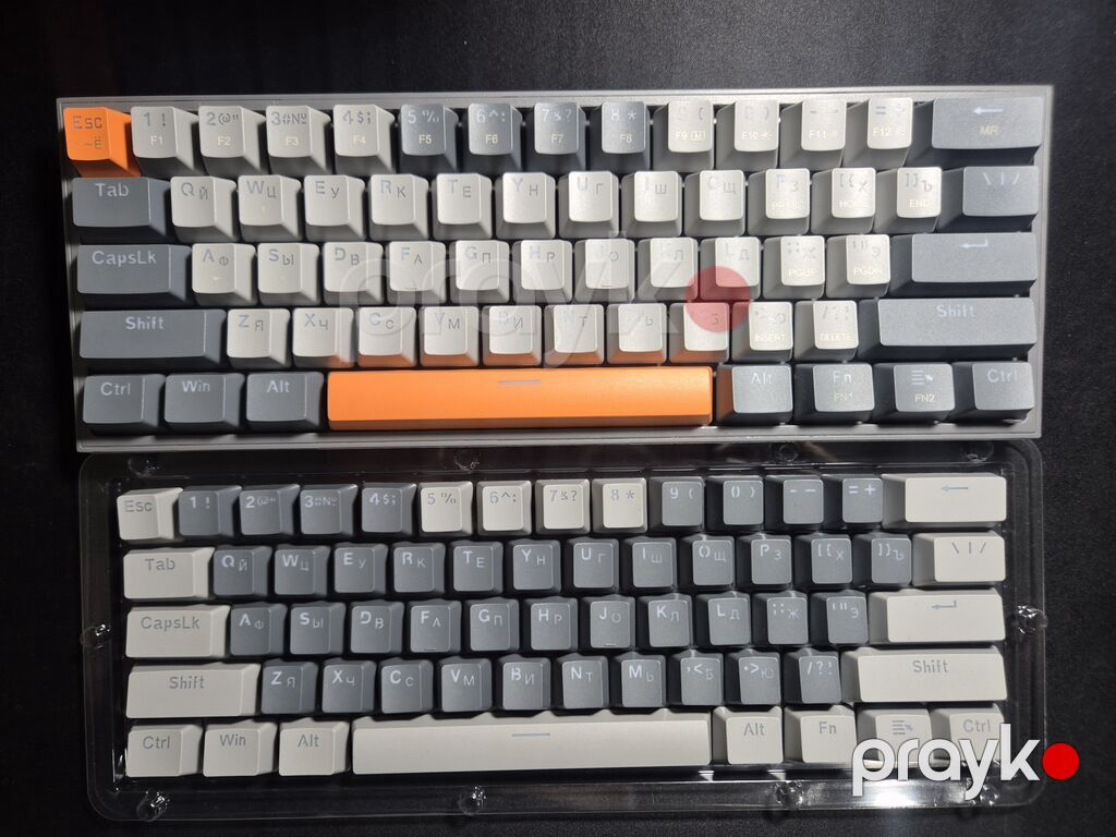 Redragon Fizz Rainbow K617 Ggo-r – naqilli mexaniki klaviatura - 60% — Klaviaturalar və siçanlar, Bakı (4)