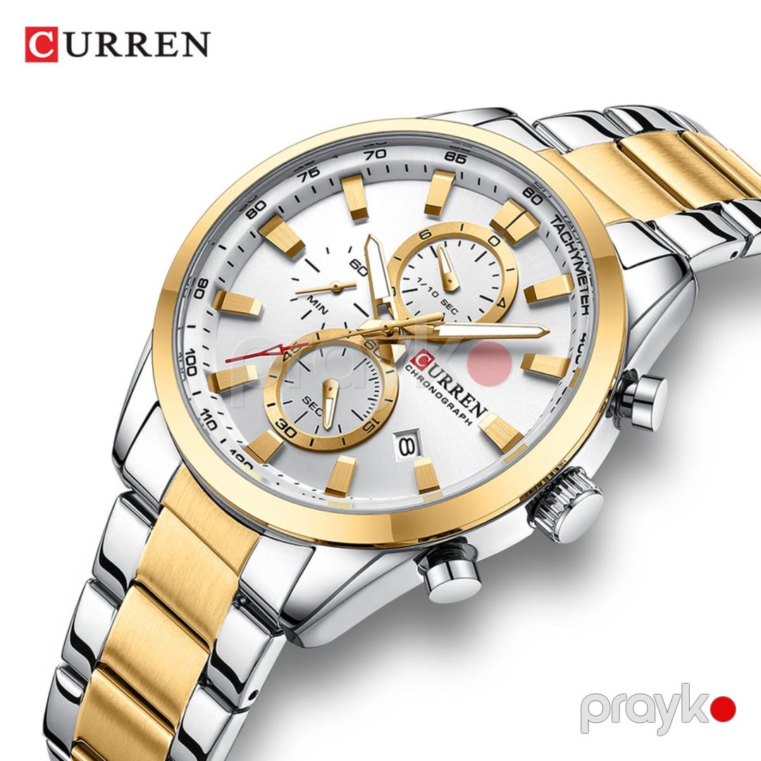 Kişi qol saatı Curren 8445 Silver-Gold — Mallar, Bakı (3)