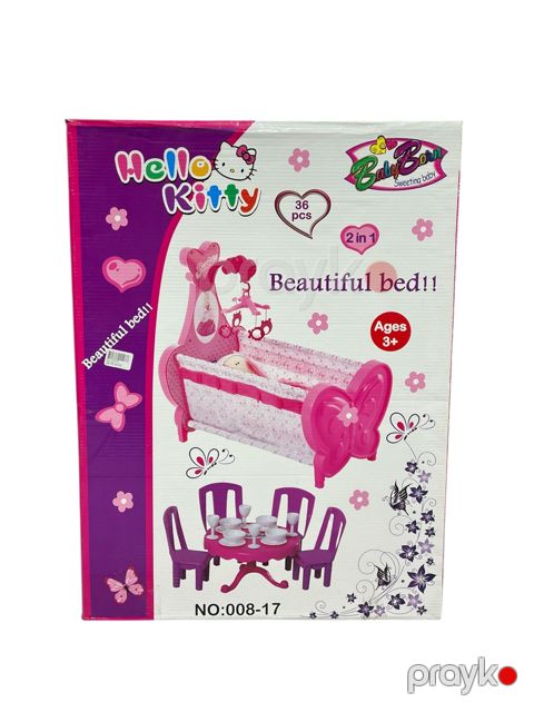 Kuklalar üçün mebel Baby Bor, plastik, rəngbərəng, 3+ yaş — Bakı