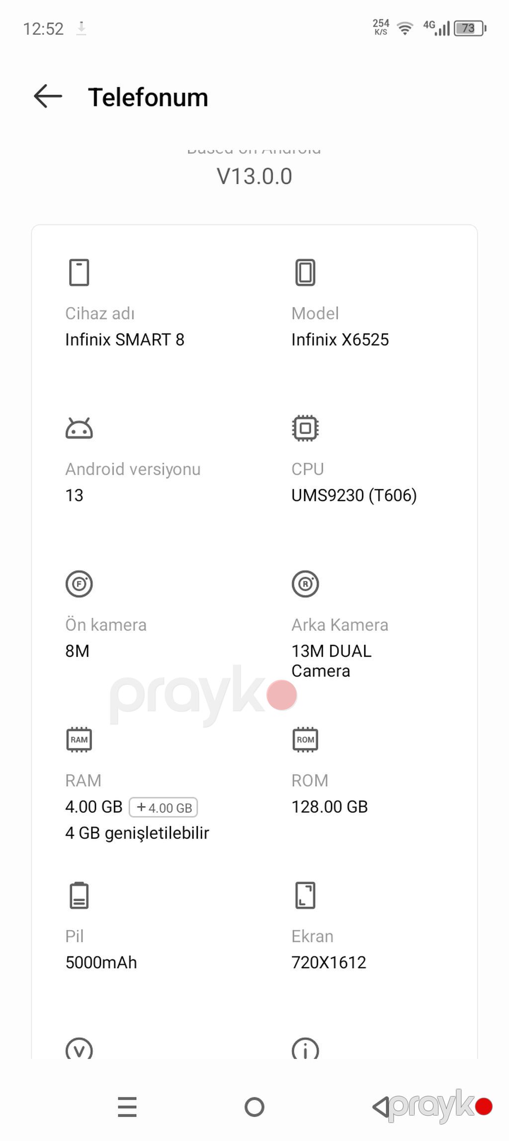 Infinix Smart 8, 128 GB, rəng - Qara, Sensor — Infinix, Sumqayıt (2)