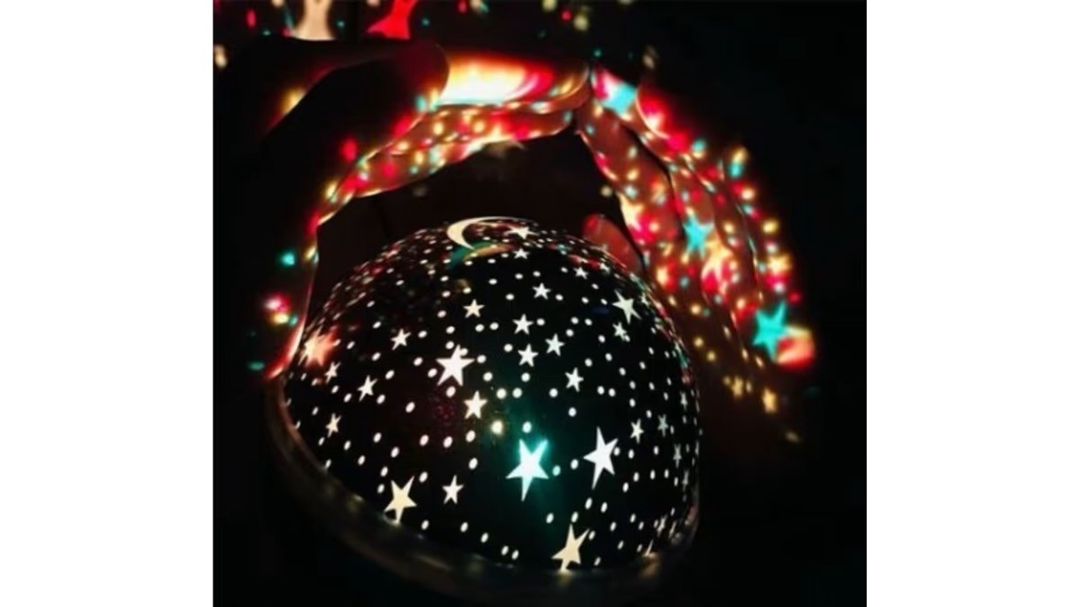 Gecə proyektoru Star Master, bənövşyi — Mallar, Bakı (3)