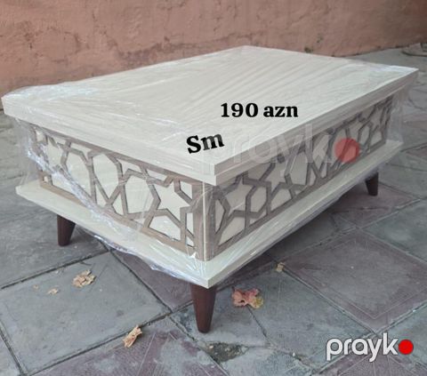Dördbucaq masa, Açılmayan, Təkərsiz, Taxta, Zəmanətsiz