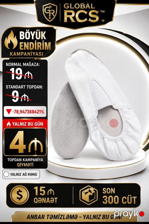 Gimnastika və rəqs üçün ağ çexka — Bakı