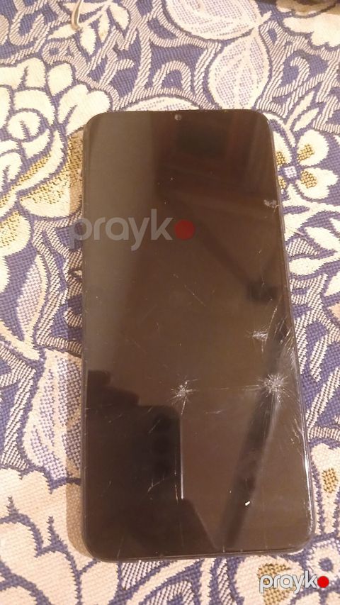 Samsung Galaxy A02 S, rəng - Mavi, Qırıq — Lənkəran