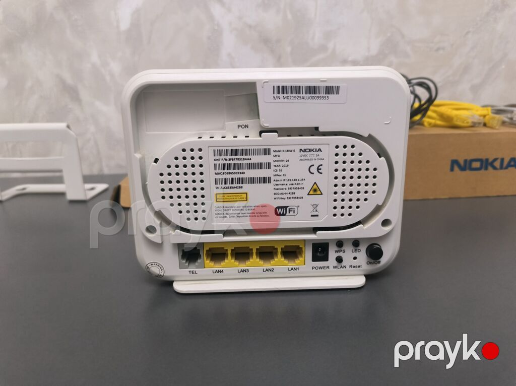 Nokia G‑240W‑D cihazı - Güc adapteri - Ethernet kabelləri (bir neçə — Şəbəkə və server avadanlığı, Bakı (2)