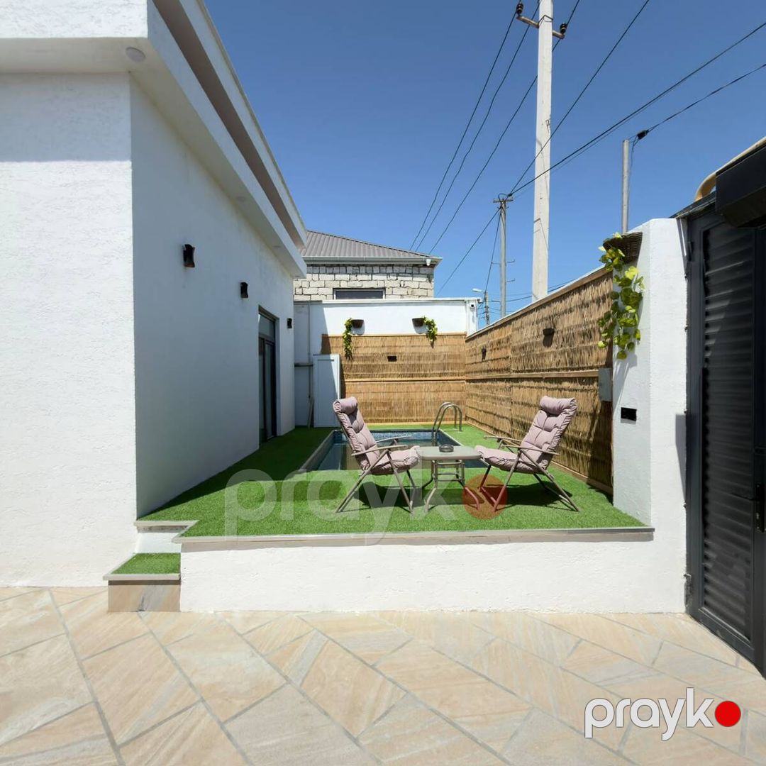 Satılır 3 otaqlı həyət evi/bağ evi 100 m² — Ev, villa, Bakı (3)