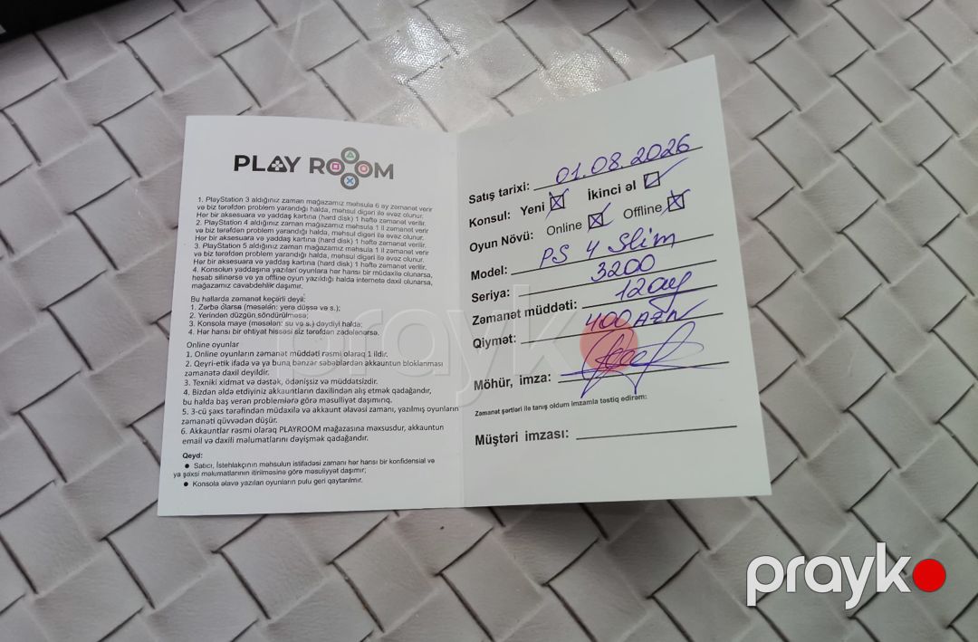 PlayStation 4 Slim 500 GB — Oyunlar, konsollər və proqramlar, Şəki (3)