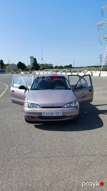 Hyundai Accent, 1.3 L, 1994 il, 350 000 km — Avtomobillər, Bakı (7)