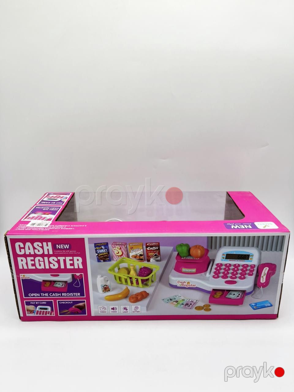 Mağaza oyunu Cash Register, plastik, çəhrayı/ağ, 3+ yaş — Mallar, Bakı (2)