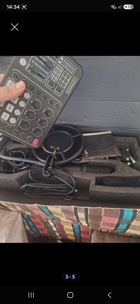 Yanmai Q10/Q10-B Professional Streaming Microphone Kit — Bakı