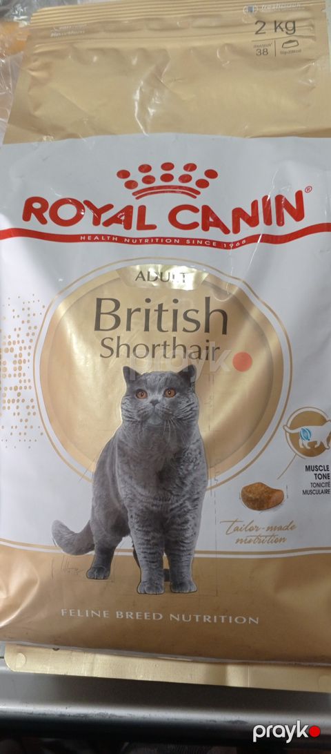 Quru pişik yemi Royal Canin British Shorthair 2 kq — Bakı