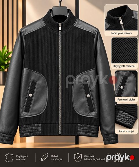 Kişi gödəkçəsi No brand, Qara, Trikotaj, XXL — Bakı