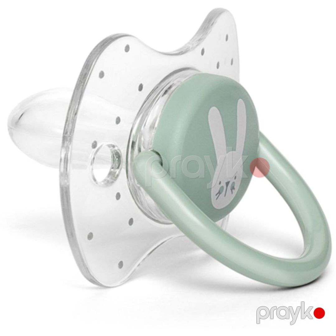 Əmzik Suavinex Premium Hugge Baby Rahat əhvalatlar Dovşan, simmetrik, 0-6 ay, silikon, yaşıl — Mallar, Bakı (3)