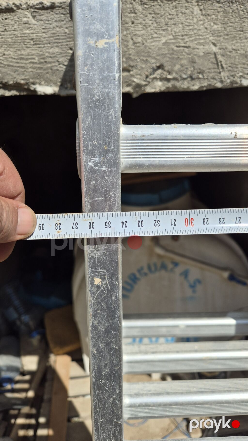 Alüminium çoxfunksiyalı qatlanan nərdivan - Material: yüngül və — Nərdivanlar, Bakı (3)