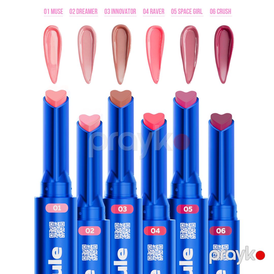 Dodaq üçün parıldadıcı 7 Days B.Colour Professional Capsule Glossy Lip Bomb 01 Muse, 1.2 ml — Mallar, Bakı (3)