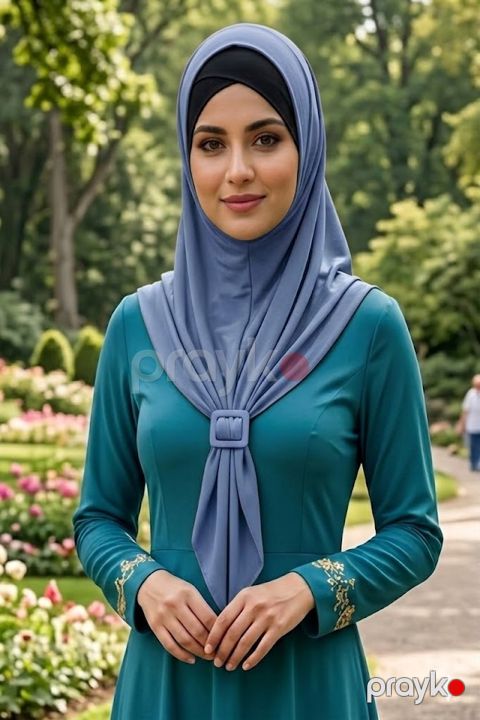 Hicab 6665, açıq mavi — Bakı