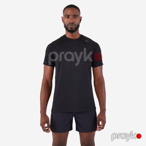 Kişilər üçün futbolka Decathlon 8861685, qara, poliester/poliamid, ölçü XXL — Bakı