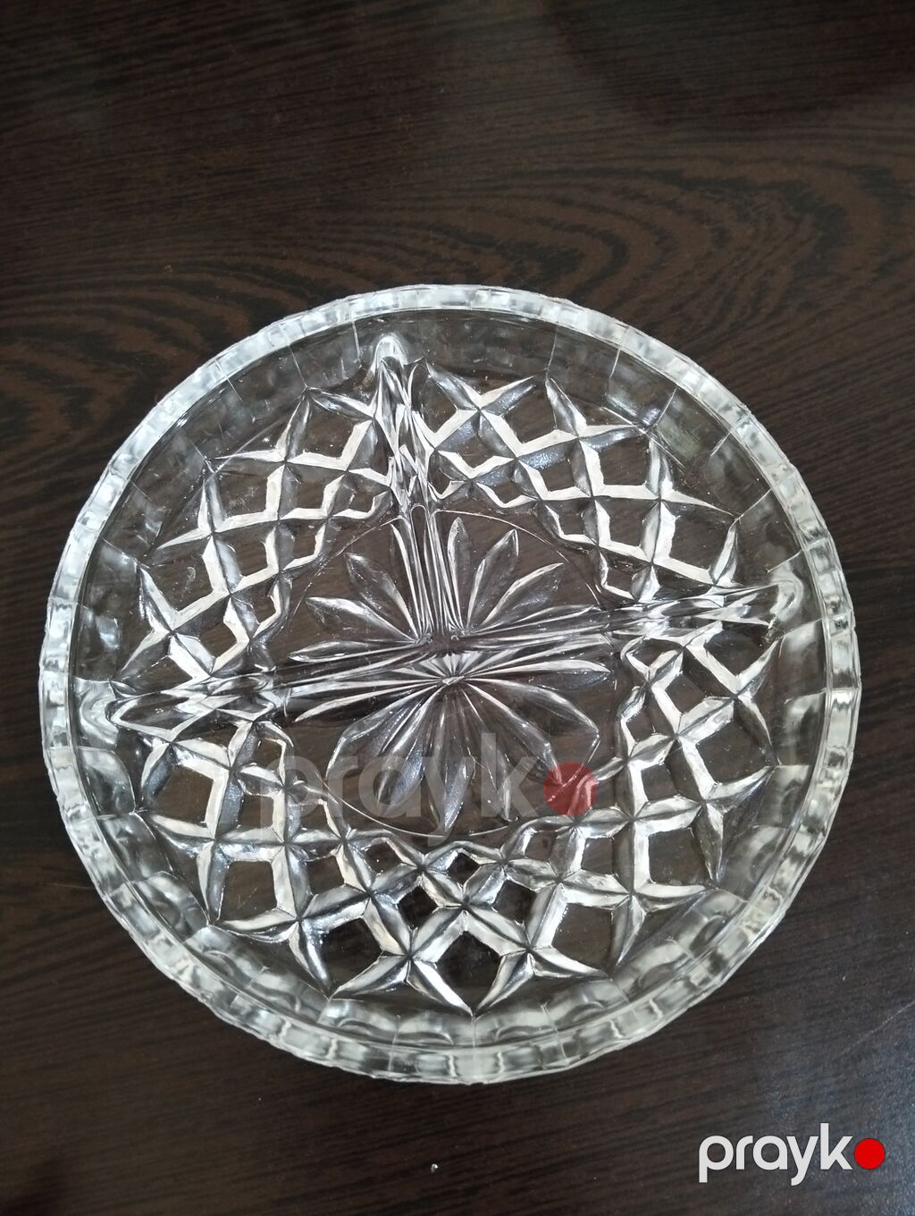 Şüşə qablar dəsti - Material: qalın, şəffaf şüşə - Dizayn: kəsim — Süfrə qabı, Digah (2)