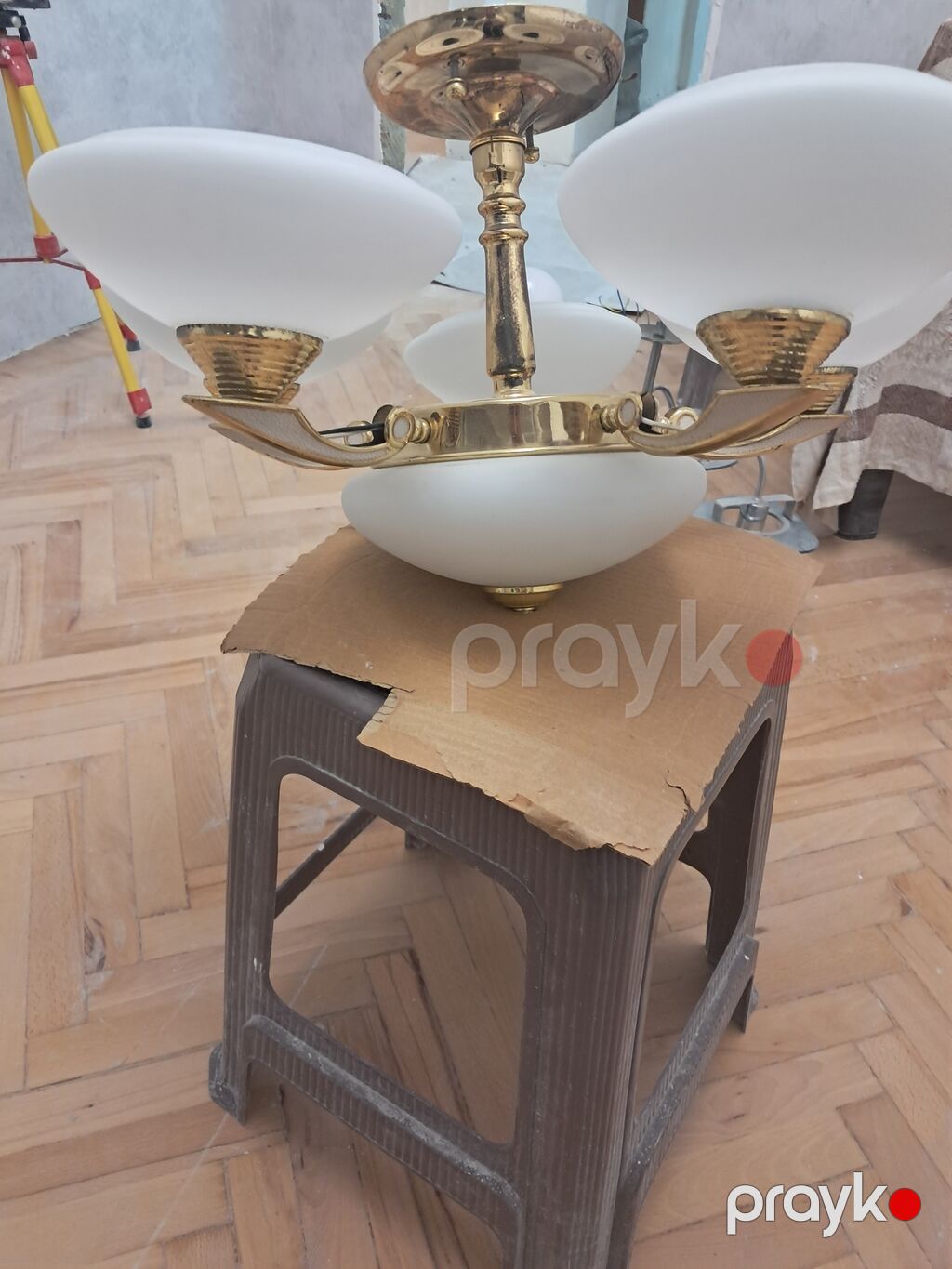 Çılçıraq, 4 lampa, Metal — Tavan is?qlar? v? cilc?raqlar, Bakı (2)