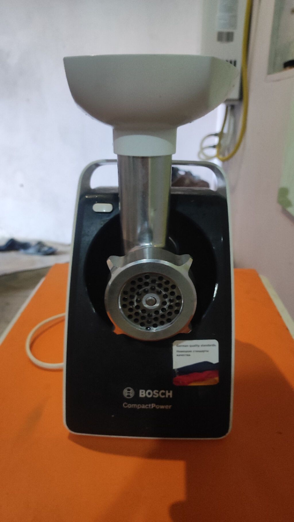 Продаётся электрическая мясорубка Bosch CompactPower(1500 Вт - 1600 — Ət xırdalayıcılar və qurğular, Bakı (3)