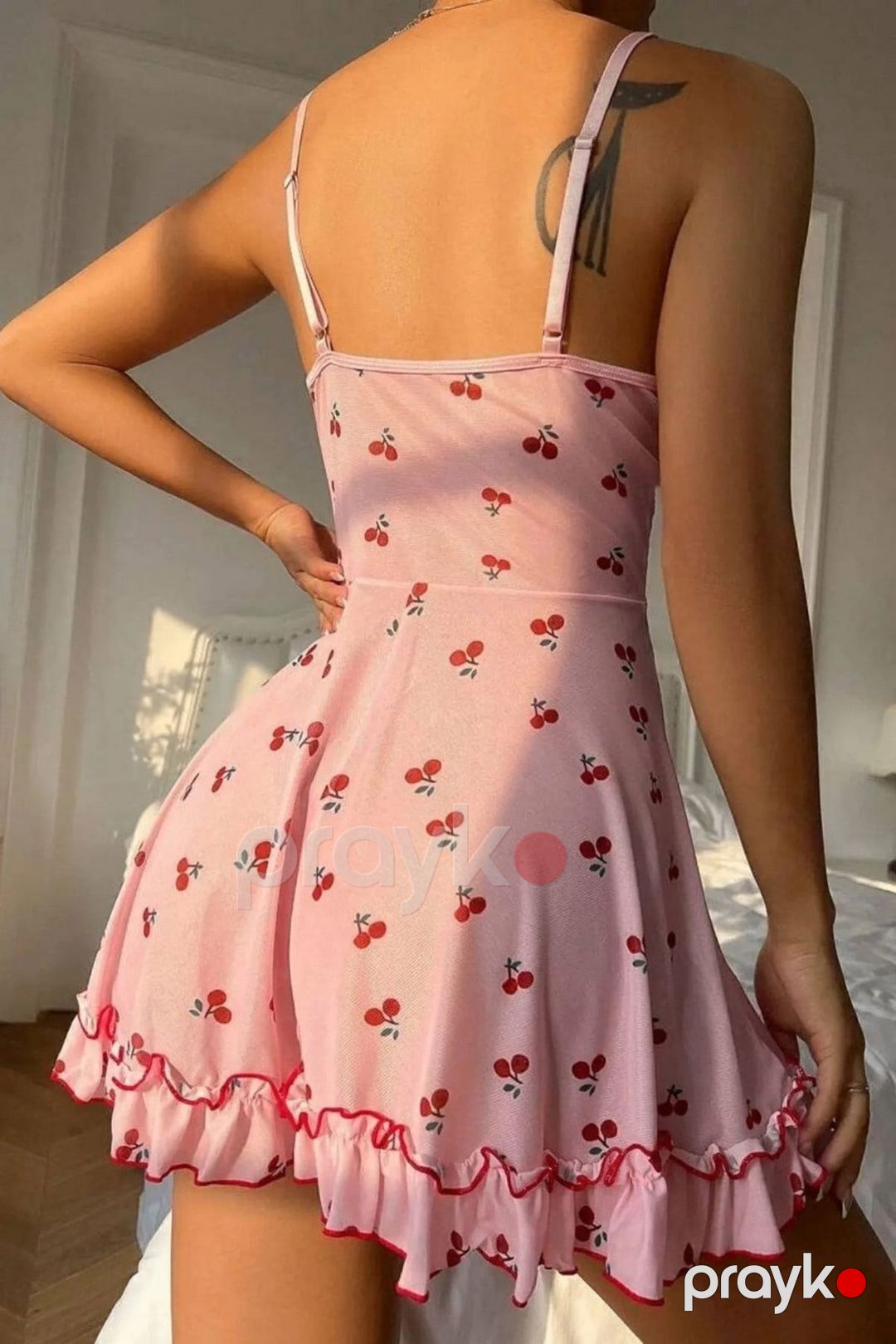 Qadınlar üçün kombinasiya Oriella ML_2588, çəhrayı, parça, ölçü XXL — Mallar, Bakı (2)